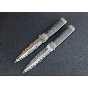 ДИКИЙ ІІ ніж ручної роботи майстра Fomenko Knifes, сталь - Ламінат К390 в нержавіючому дамаску, 64-65 HRC. Photo 3 ДИКИЙ ІІ ніж ручної роботи майстра Fomenko Knifes, сталь - Ламінат К390 в нержавіючому дамаску, 64-65 HRC. Photo 3